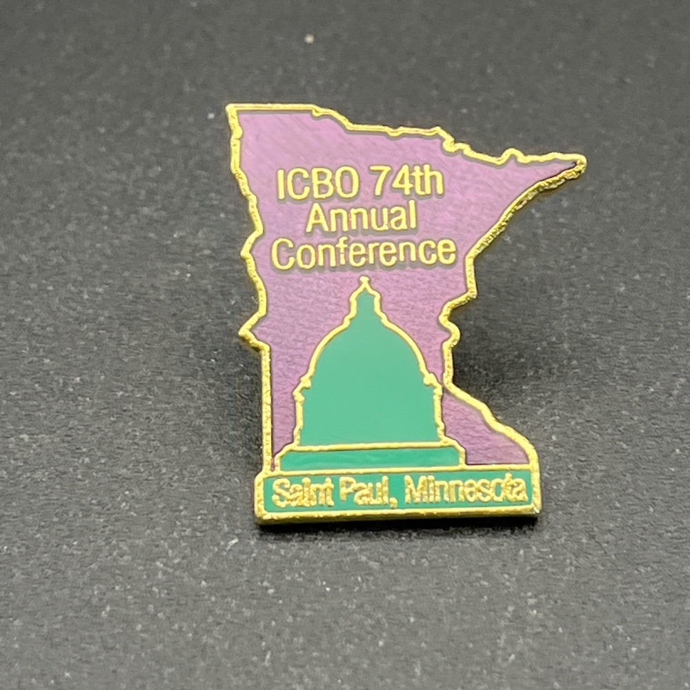 International Conference Of Building Officials Saint Paul ICBO Lapel Hat Pin